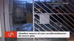 Ate: cayó de tercer piso y murió tras celebrar el Día del Padre