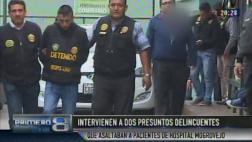 Cercado: sujetos asaltaron a pacientes del hospital Mogrovejo