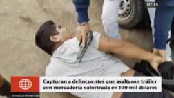 Cinco asaltantes de tráilers cayeron a balazos en Puente Piedra