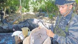Vraem: Policía destruye una tonelada de insumos químicos