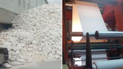 Una empresa taiwanesa fabrica papel a partir del mármol