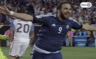 Argentina: Gonzalo Higuaín decretó así 3-0 sobre EE.UU. [VIDEO]