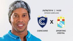 Ronaldinho lanza concurso con el que anima a fans de Cienciano