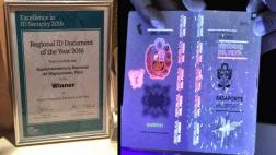 Pasaporte electrónico premiado como el mejor de Latinoamérica