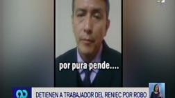 Trabajador de Reniec detenido por robar celular a universitaria