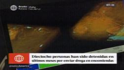 Dieciocho detenidos en el 2016 por enviar droga vía Serpost