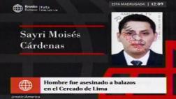 Cercado de Lima: fue asesinado a balazos en un puesto de comida