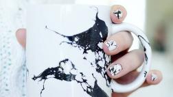 DIY: Aprende a decorar con un efecto mármol usando esmaltes