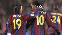 Ronaldinho y el tierno saludo a Lionel Messi por su cumpleaños