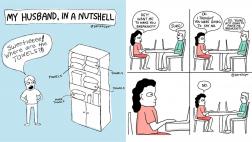 La realidad de la vida en pareja en divertidos dibujos