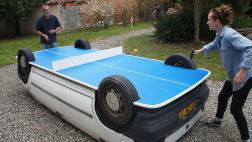 De auto a mesa de ping pong: Mira este original proyecto