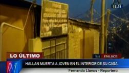 SJL: hallan muerta a joven de 16 años en el interior de su casa