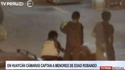 Huaycán: cámaras de seguridad captan a menores de edad robando