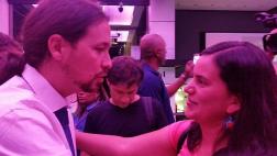 Verónika Mendoza observa elección española invitada por Podemos