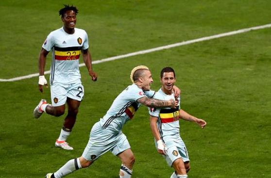 Bélgica a cuartos de final: goleó 4-0 a Hungría por Eurocopa