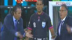 Argentina-Chile: Martino y Pizzi discutieron en zona técnica