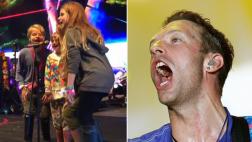Coldplay: hijos de Chris Martin cantaron con él en Glastonbury