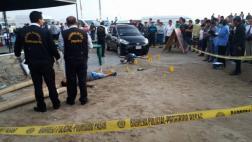 Balean a 2 clientes de restaurante en balneario de Huanchaco