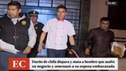 Comas: dueño de chifa que baleó a delincuente fue liberado