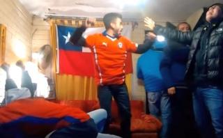 Chile: sufrimiento y euforia de hinchas en tanda de penales
