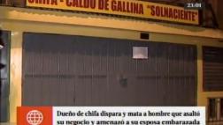 Comas: amplían investigación por muerte en asalto a chifa