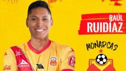 Raúl Ruidíaz presentado en Monarcas Morelia para el Apertura