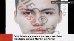 SMP: acusan a policía de matar a joven en pelea de barristas