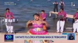 Cae cantante folclórica acusada de integrar banda de robacarros
