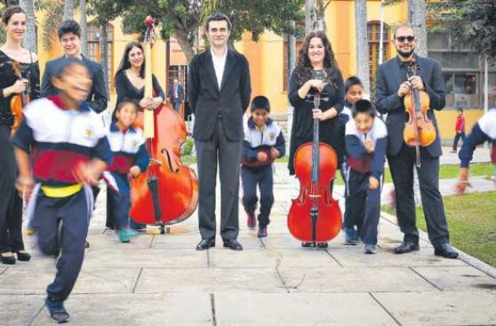 Música clásica en Larco Herrera, puericultorio y penal Ancón II
