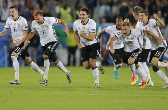 La felicidad y emoción de Alemania por pase a semifinales