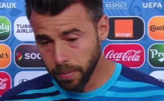 Barzagli rompió en llanto luego de eliminación en la Eurocopa
