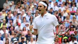 Federer avanzó a cuartos de Wimbledon y alcanzó cifra récord