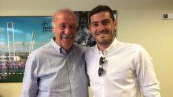 Vicente Del Bosque e Iker Casillas firman la paz con esta foto
