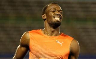 Usain Bolt se lesionó a un mes de los Juegos Olímpicos Río 2016