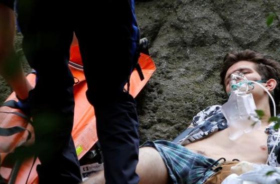 Amputan pierna a joven que pisó explosivo en Central Park