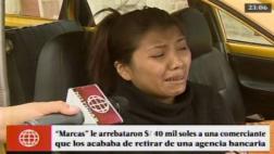 Villa El Salvador: 'marcas' le robaron S/40 mil a empresaria