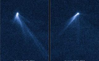 Un asteroide con seis colas, el nuevo descubrimiento de Hubble