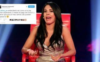 Stephanie Valenzuela: "Latina aún no me paga premio de EVDLV"