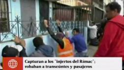 Rímac: caen delincuentes que robaban con granada de guerra