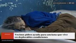 Mujer de 86 años vive en estado de abandono en Los Olivos