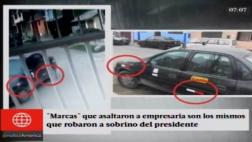 Robo a sobrino de Humala: mismo auto se usó contra comerciante