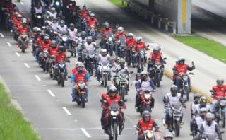 Fiestas Patrias: motociclistas formarán larga bandera peruana