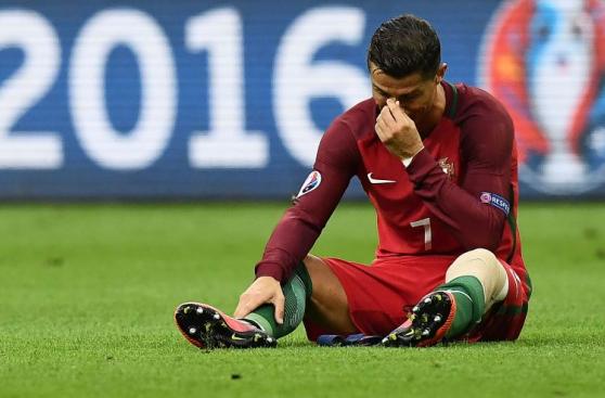 Cristiano Ronaldo desconsolado: su llanto al abandonar la final
