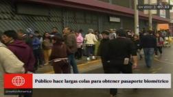 Pasaporte biométrico: cientos se amanecieron en Migraciones