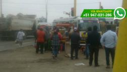Una coaster volvió a protagonizar accidente en paradero