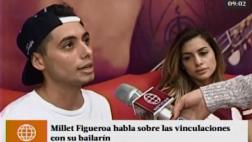 Milett Figueroa: bailarín negaba así romance con la modelo