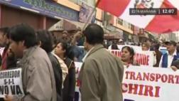Protesta contra corredor SJL derivó en enfrentamiento con PNP