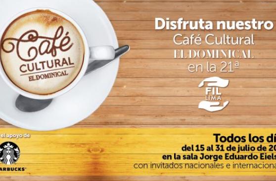 Café Cultural de El Dominical en la FIL Lima 2016