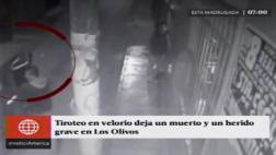 Los Olivos: cámara captó tiroteo en velorio que dejó un muerto