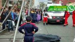 Hombre murió tras caer de escenario que armaba en Breña